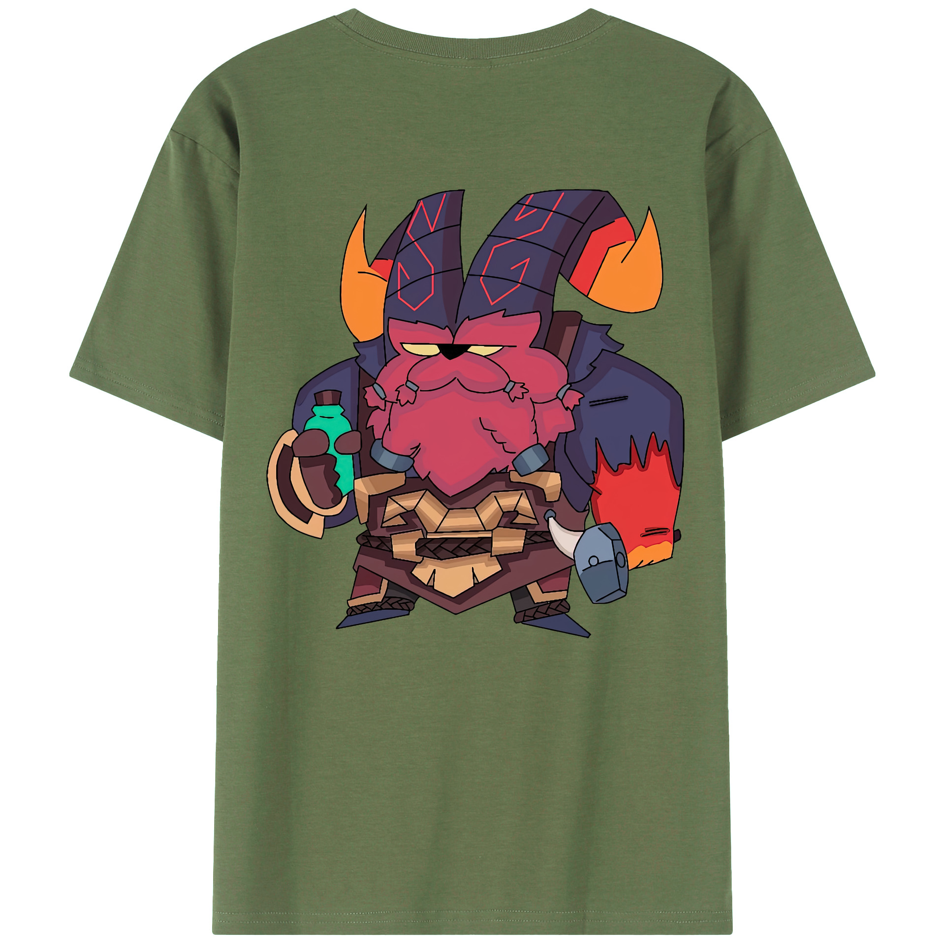 リーグ・オブ・レジェンド League of Legends LOL 綿100％ メンズ半袖Tシャツ（バックプリント） 通気性
